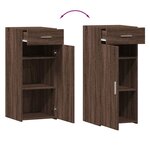 vidaXL Buffet chêne marron 40x42 5x93 cm bois d'ingénierie