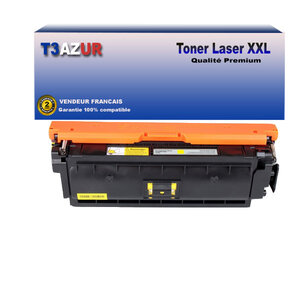 T3AZUR - Toner compatible avec Canon 040 H pour Canon LBP-710Cx  LBP-712Cdn  LBP-712Cx Jaune - 10 000p