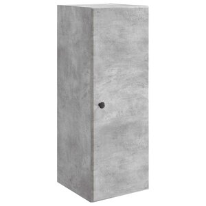 vidaXL Armoire Murale 33 x 34 5 x 90 cm Bois d'ingénierie Gris béton