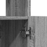 vidaXL Buffet haut sonoma gris 92x33x100 cm bois d'ingénierie