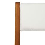 vidaXL Ensemble de bistro pliable 3 Pièces avec coussins Acacia solide