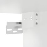 vidaXL Ensemble de meubles TV 3 Pièces Blanc Bois d'ingénierie