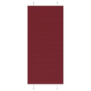 vidaXL Store plissé rouge bordeaux 90x200 cm largeur du tissu 89 4 cm