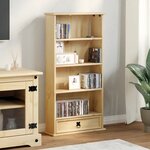 vidaXL Armoire à CD Corona 52x17 5x103 cm bois de pin massif