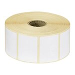 Étiquette papier thermique direct mandrin 25 mm 55x35 mm (lot de 1200)