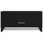 vidaXL Garde-robe noir 70x32 5x35 cm bois d'ingénierie