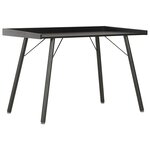 vidaXL Bureau Noir 90x50x79 cm
