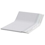 vidaXL Coussins de Matelas Blanc 160 x 200 cm