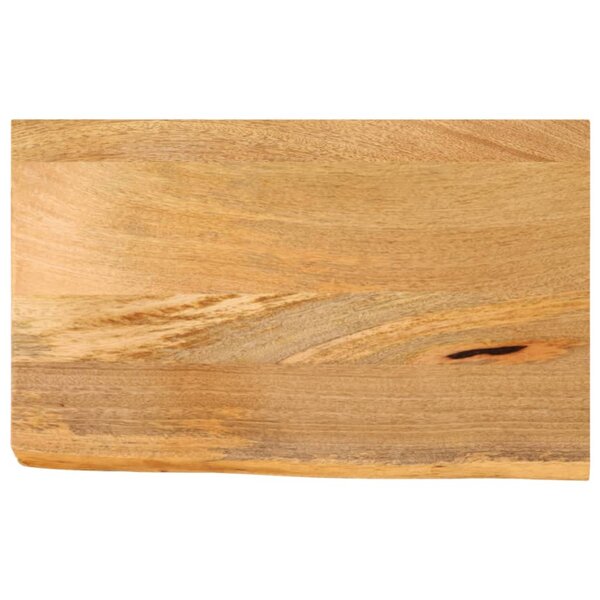 vidaXL Dessus de table à bord vivant 50x40x2 5 cm bois massif manguier
