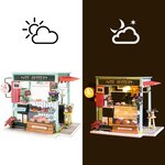 Robotime Kit miniature de bricolage Dessert Shop