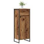 vidaXL Cabinet de salle de bain Bois Ancien 40 x 30 x 100 cm
