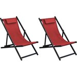 Chilienne en aluminium linéa (lot de 2)