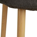 Chaise Salle à Manger Lot de 6 - Anthracite