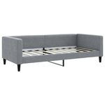 vidaXL Lit de jour avec lit gigogne et tiroirs 100x190 cm tissu