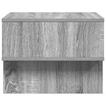 vidaXL Table basse Gris Sonoma 48 x 46 x 35 cm Bois d'ingénierie