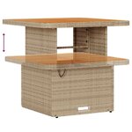 vidaXL Ensemble de canapé de jardin 8 Pièces Beige et Gris clair