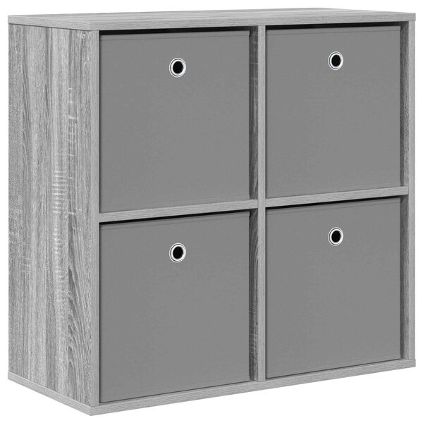 vidaXL Buffet avec tiroir Gris Sonoma 68 5 x 32 x 67 cm