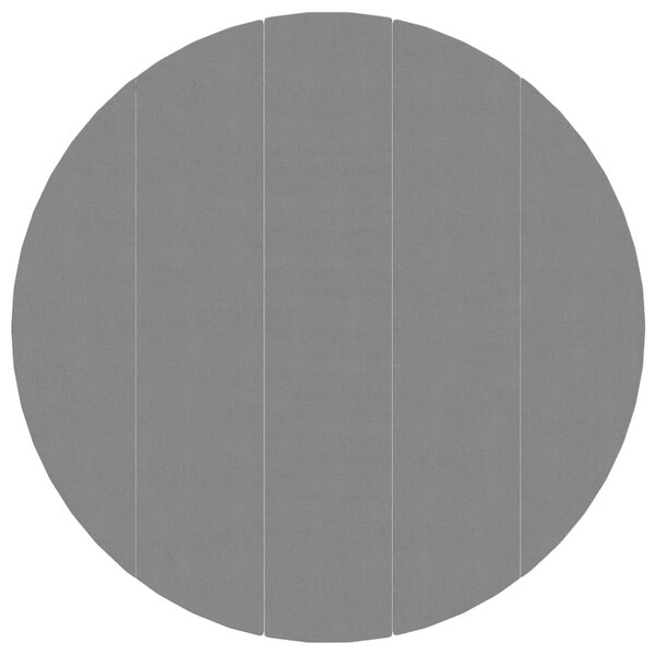 vidaXL Bâche de piscine gris clair Ø550 cm géotextile polyester