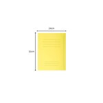 Chemise standard exacompta 24 x 32 cm jaune - paquet de 50