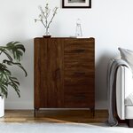 vidaXL Buffet chêne marron 69 5x34x90 cm bois d'ingénierie