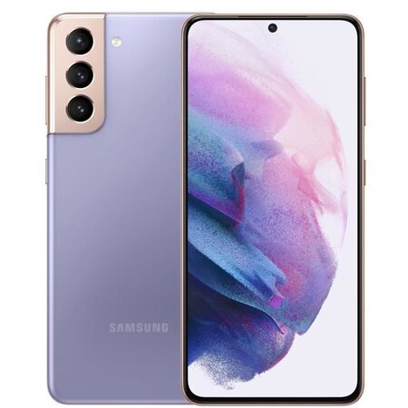 Samsung galaxy s21 5g sm-g991b 15 8 cm (6.2") double sim android 11 usb type-c 8 go 128 go 4000 mah violet