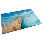Sous-main Rigide Pvc Sea - 37 5x57 5 Cm - Visuel - X 10 - Exacompta