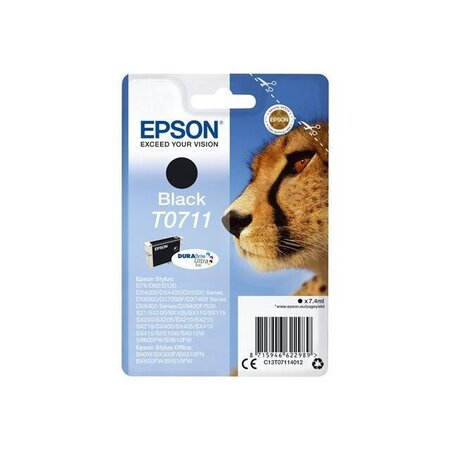 Epson cartouche t0711 - guépard - noir