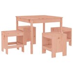 vidaXL Ensemble à manger de jardin 5Pièces bois massif Douglas