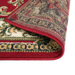 Vidaxl tapis oriental 140x200 cm rouge / beige
