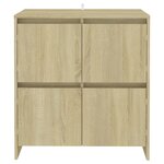 vidaXL Buffets 2 Pièces Chêne Sonoma 70x41x75 cm Bois d'ingénierie