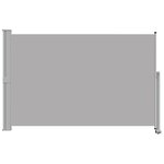 vidaXL Auvent latéral rétractable de patio 160 x 300 cm Gris
