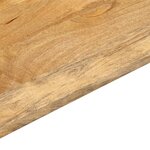 vidaXL Dessus de table 50x40x2 5 cm rectangulaire bois massif manguier