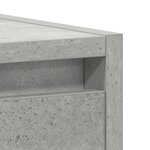 vidaXL Armoire de salle de bain Gris béton 60x33x61 cm Bois ingénierie