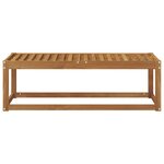 vidaXL Banc de Jardin Naturel 115 x 43 x 37 cm Bois d'Acacia Massif