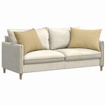 vidaXL Coussins de canapé 2 Pièces Vert gris 70 x 50 cm