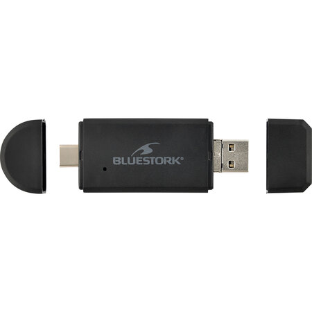 BLUESTORK Lecteur de cartes USB-A/USB-C/micro-USB