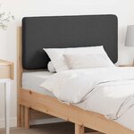 vidaXL Tête de lit capitonnée Brun et gris foncé 90 cm Pin massif
