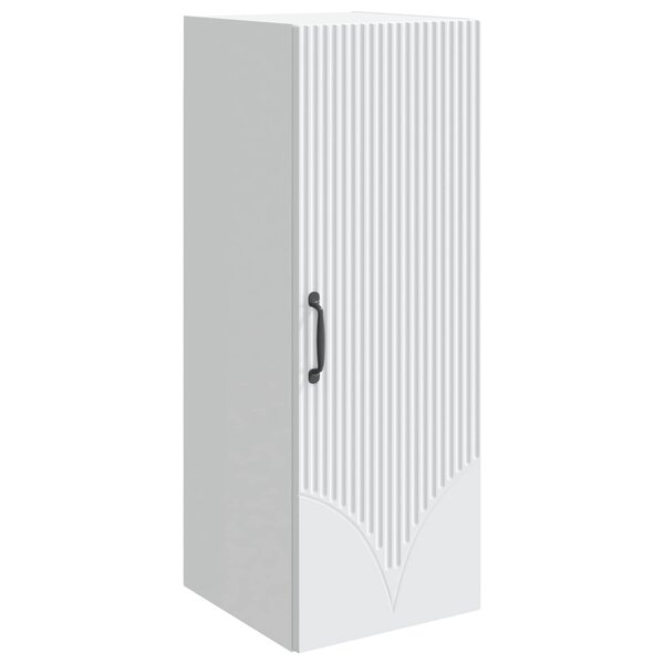 vidaXL Armoire Murale Blanc 33 x 34 5 x 90 cm Bois d'ingénierie