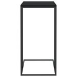 vidaXL Table d'appoint Noir 40x30x59 cm Bois d'ingénierie