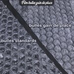 Lot de 6 rouleaux de film bulle d'air 35µ gain de place 75cm x 100 mètres