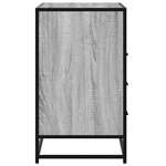 vidaXL Commode sonoma gris 70x41x70 cm bois d'ingénierie
