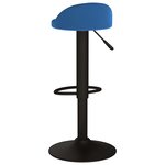 vidaXL Tabourets de bar lot de 2 bleu velours