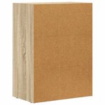 vidaXL Buffet Chêne Sonoma 59 x 35 x 80 5 cm Bois d'ingénierie