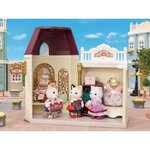 Sylvanian families - 5462 - la valisette de mode et grande soeur chat bicolore - le village