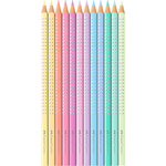 Crayon de couleur sparkle pastel  étui de 12 faber-castell
