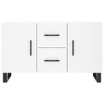 vidaXL Buffet blanc 100x36x60 cm bois d'ingénierie