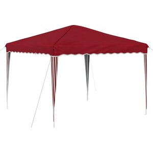 vidaXL Tente de fête pop-up 288 x 288 x 245 cm Bordeaux Tissu Oxford