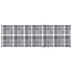 Vidaxl chaise longue 2 places avec coussin acacia solide et acier