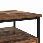 vidaXL Cabinet de chevet Bois ancien 40 x 42 x 56 cm Bois d'ingénierie