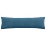 vidaXL Coussins de canapé 2 Pièces Bleu 145 x 40 cm